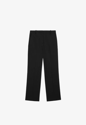 Massimo Dutti, STRAIGHT STRETCH PANTS - Pantalon classique - black
