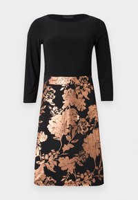 Jurk - black/copper-coloured