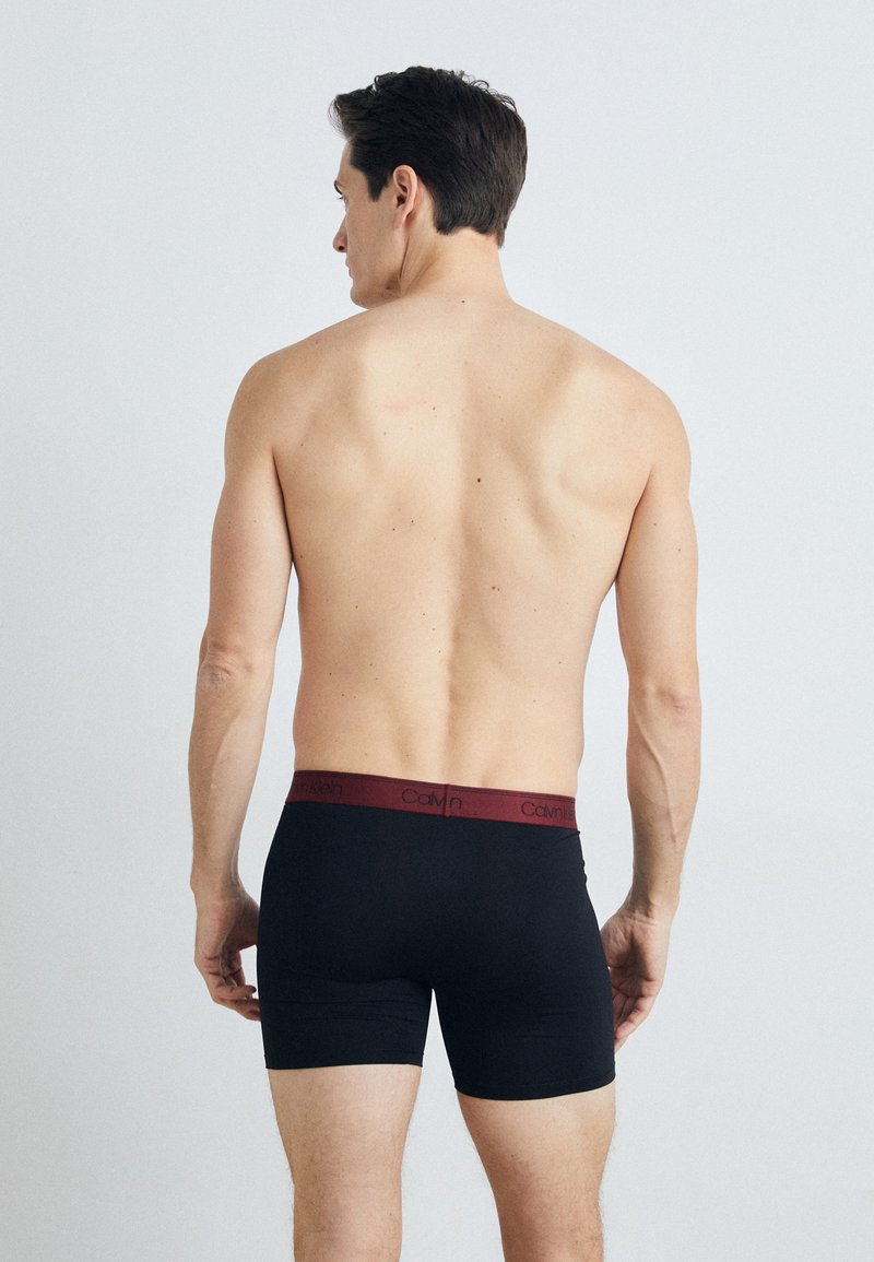 Calvin Klein Underwear 3 PACK  - Ozke boksarice - b black syrah cocoon