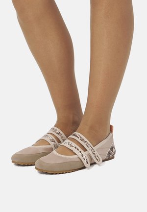 PLANOS AMIRE - Riemchenballerina - beige