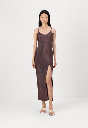 BRENDA STRAPPY GLITTER MAXI - Cocktail dress / Party dress - bronze
