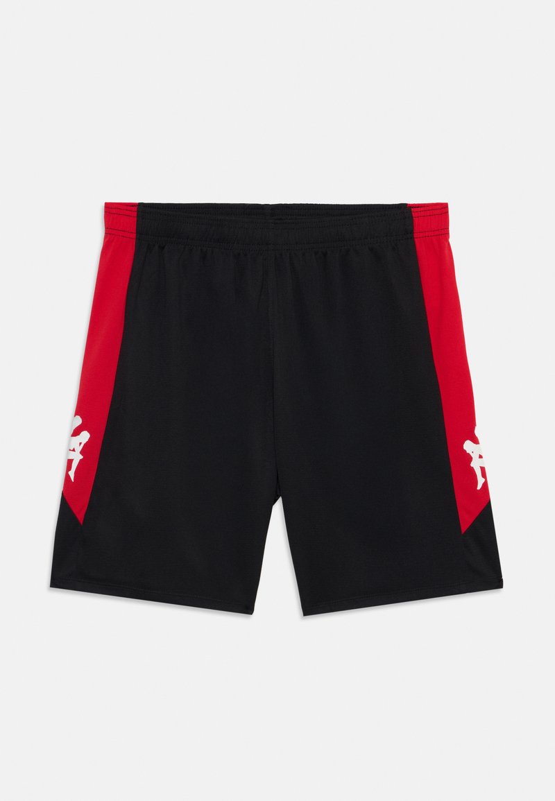 Kappa LUVIO UNISEX - Šortky - black/red