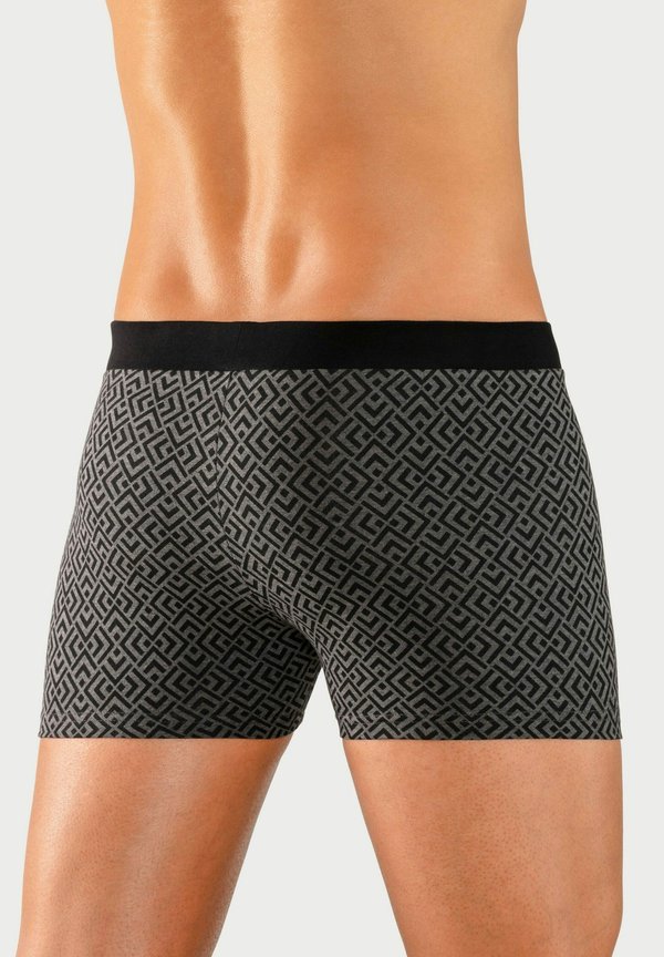 3 PACK - Trunks - bedruckt schwarz grau meliert4