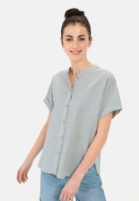 camel active STREIFEN AUS LEICHTER - Skjortebluser - dark indigo