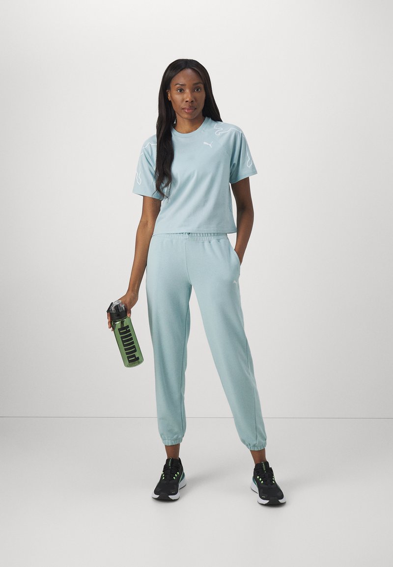 Puma MOTION PANTS Tracksuit bottoms turquoise surf/light blue