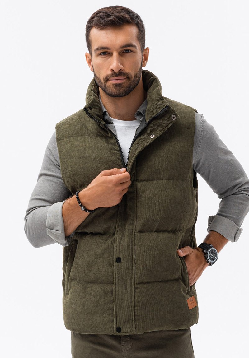Ombre QUILTED - Weste - olive
