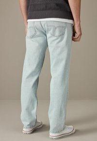 Next ESSENTIAL STRETCH STRAIGHT - Blugi drepți - bleach blue