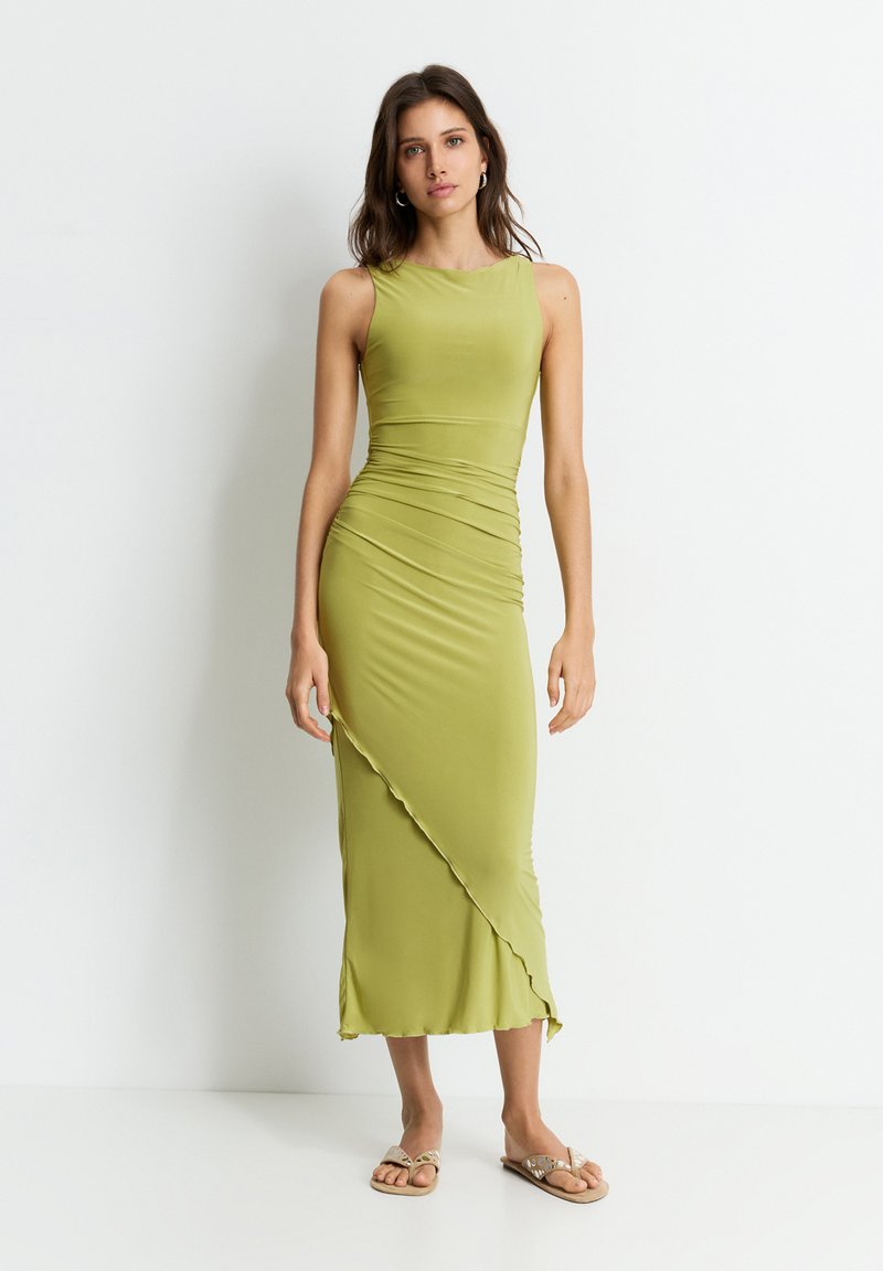 PULL&BEAR - SLEEVELESS-MIDI - Day dress - green, Enlarge