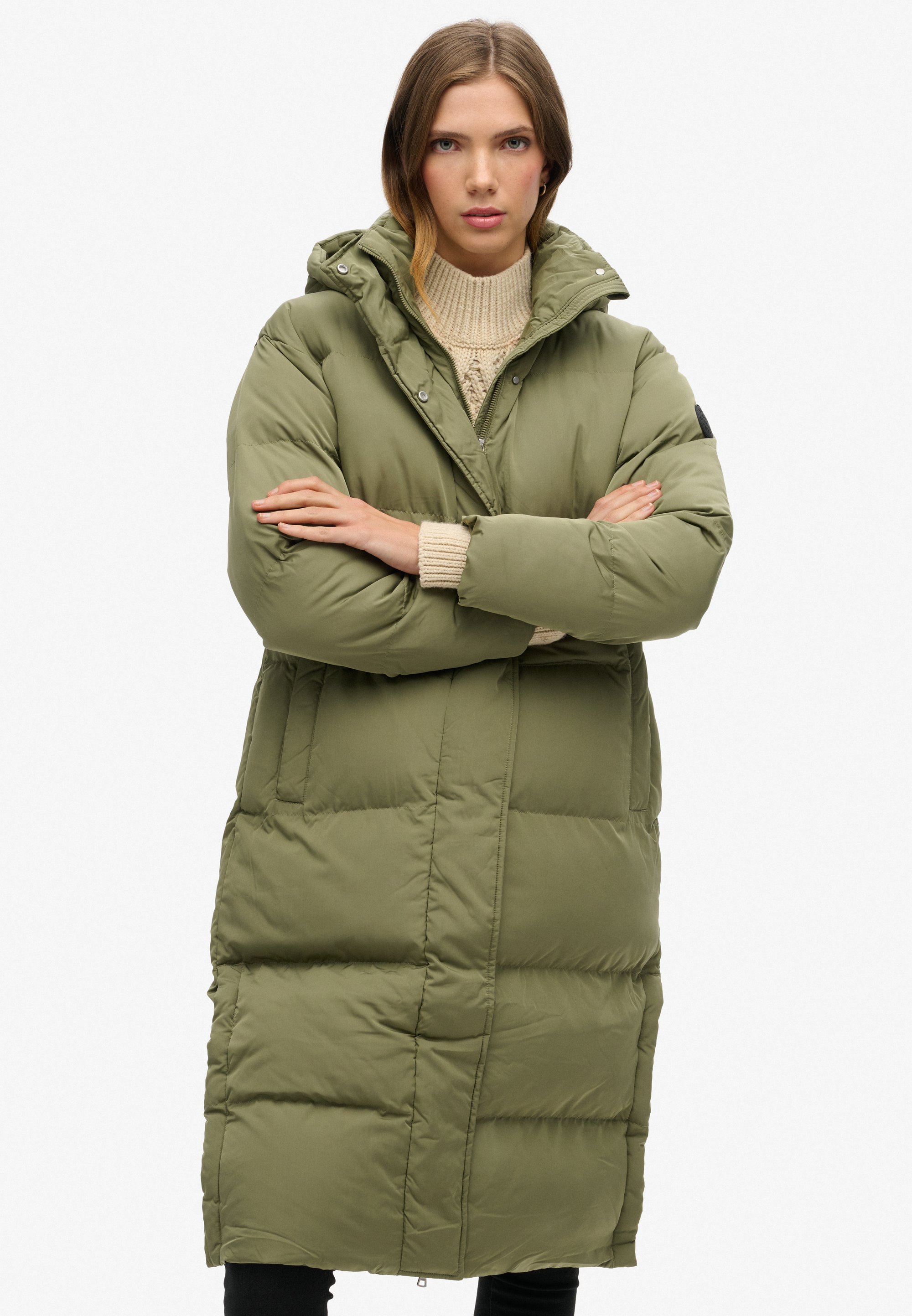 Superdry Co PUFFER Wintermantel wild khaki/khaki