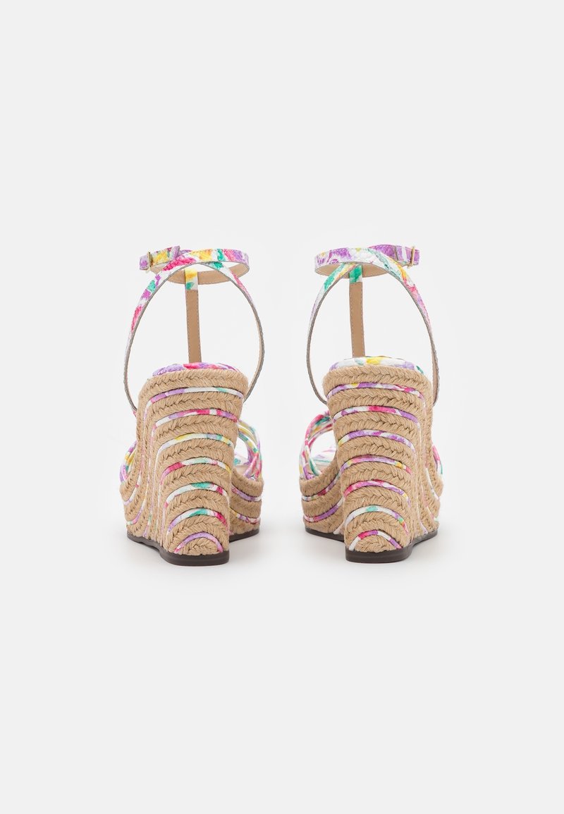 Sandales San Marina En Cuir - Talons Compensés Marron - Taille 38 - Occasion TBE