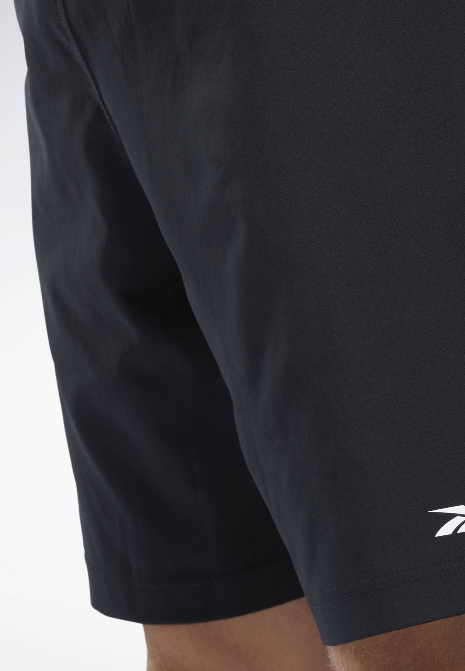Reebok WORKOUT READY SHORTS - Korte broeken - black/zwart - Zalando.be