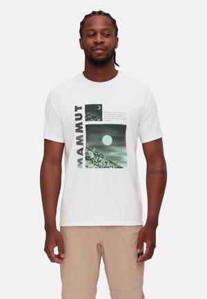 MOUNTAIN DAY AND NIGHT - T-shirt till träning - off white