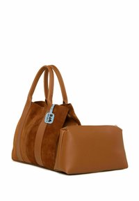 Bagmori LEATHER SHOULDER BAG - Rokassoma - camel