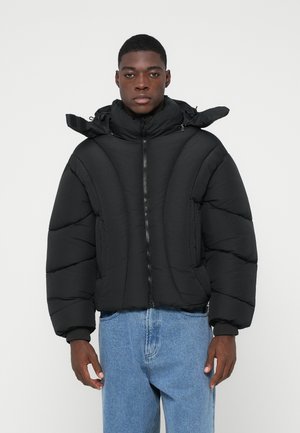 ABSTRACT BLACK PUFFER JACKET - Veste d'hiver - black