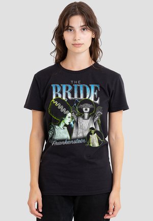 UNIVERSAL MONSTERS THE BRIDE HOMAGE TEE - Print T-shirt - black