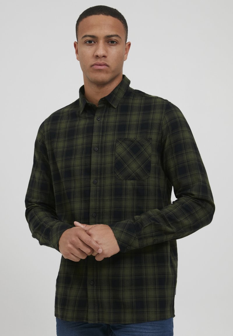 Solid SDVARICK - Camicia - black forest