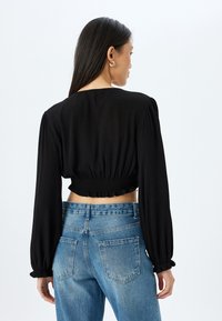 Koton CROP  - Bluse - black