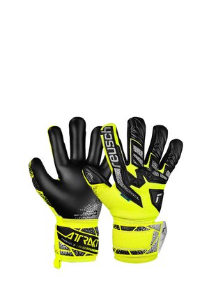 ATTRAKT FREEGEL - Torwarthandschuh - safe yell silver black