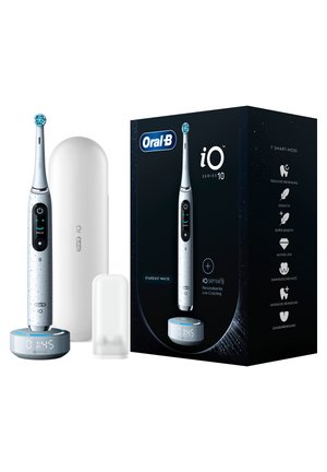 ORAL-B ELEKTRISCHE ZAHNBÜRSTE - IO 10 + LADE-REISEETUI - STARDUS - Electric toothbrush - weiß