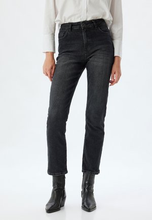 Slim fit jeans - black