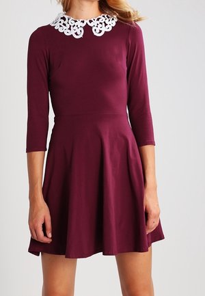 Robe en jersey - bordeaux