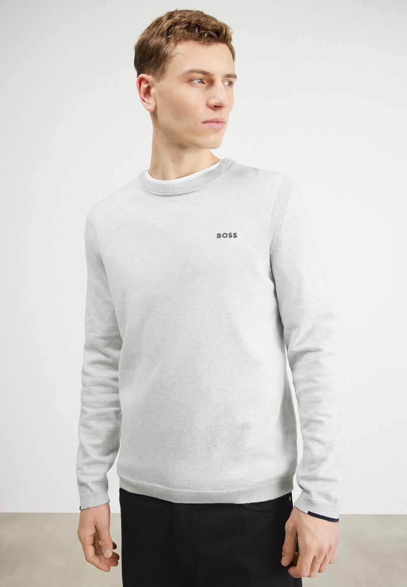BOSS EVER - Pulover - light/pastel grey