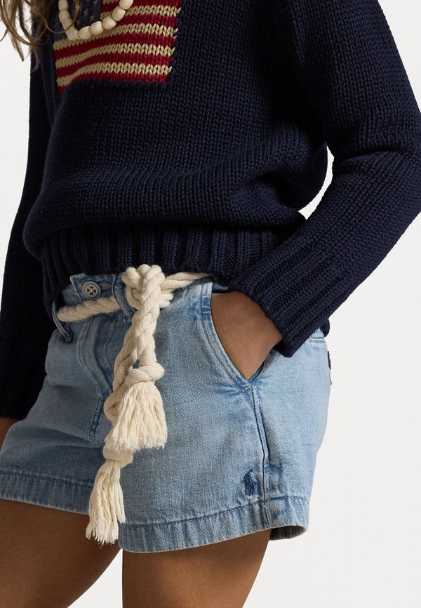 COTTON DENIM SHORT - Denim shorts - dacey wash4