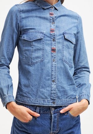 Blus - blue denim
