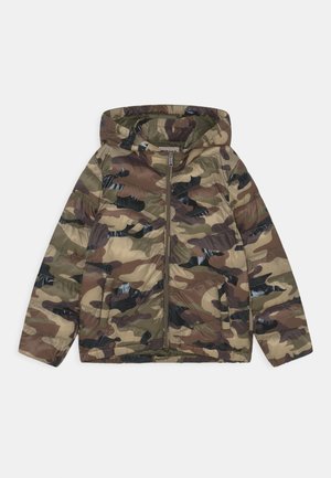 JUNIOR PADDED HOODED UNISEX - Giacca invernale - olive
