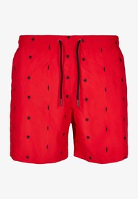 Valimata, leaf/firered/navy