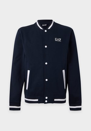 EA7 Emporio Armani, TRAIN CORE ID BASEBALL COLLAR - Blouson bomber - dark blue