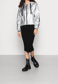 Liu Jo Jeans Giubbotto Bomber - silver-coloured