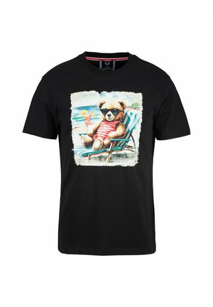 RAFAEL BEACH - Print T-shirt - black