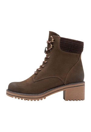 Bottines à lacets - cafe nubuck