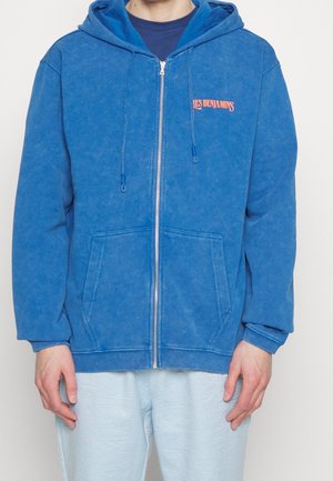 Les Benjamins Felpa con zip - blue