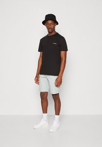 Calvin Klein MICRO LOGO 2 PACK  - Basic póló - black/stony beige