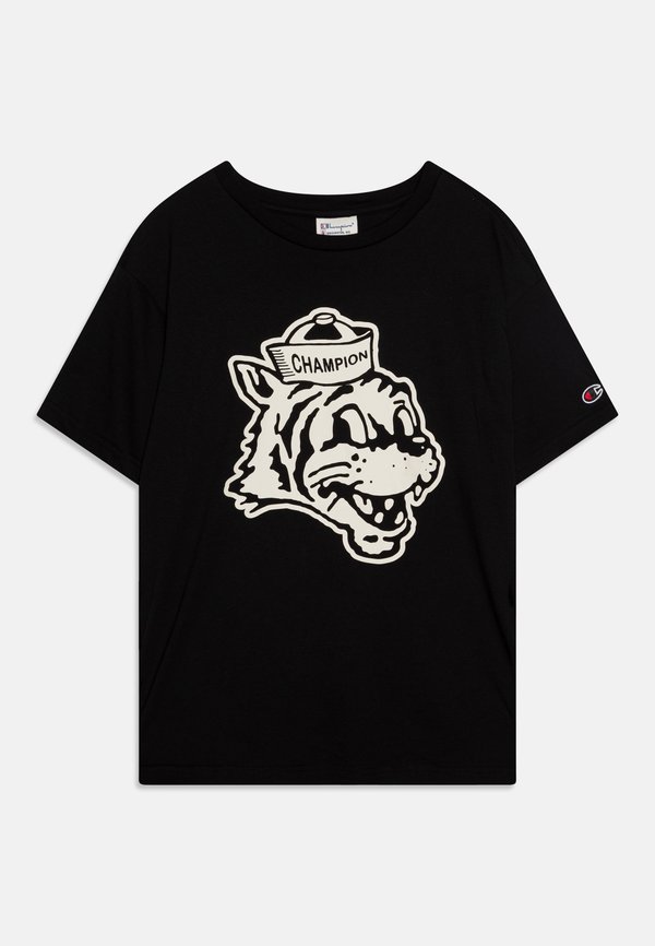 COLLEGE CREWNECK WITH TIGER PRINT - Print T-shirt