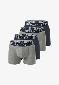 Unausgewählt, grau meliert marineblau