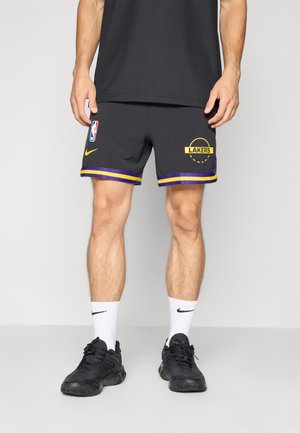 LAL DNA SHORT - Club wear - black/field purple/amarillo