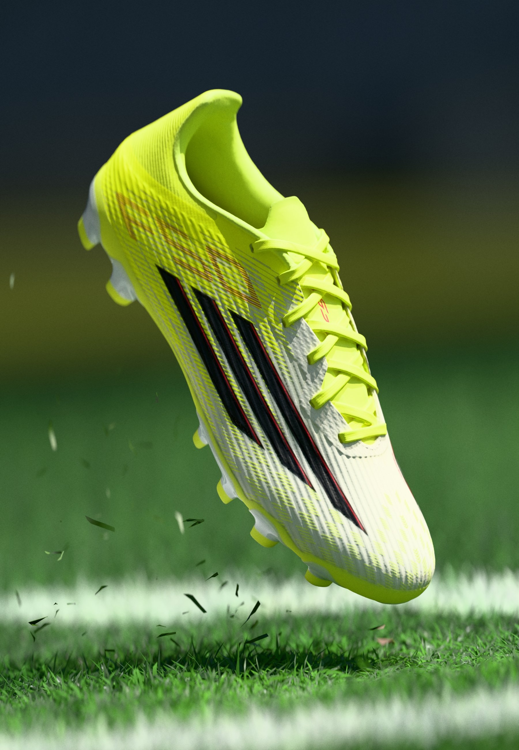 adidas Performance F50 LEAGUE MULTI GROUND UNISEX - Football boots  artificial grass - team solar yellow 2/core black/lucid red/yellow -  Zalando.ie