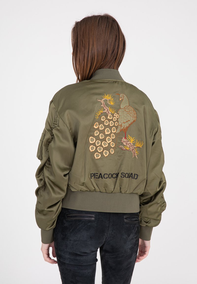 Damen Leichte Jacken | Bombers PEACOCK Bomberjacke khaki - HA90951 Damen Leichte Jacken | Bombers PEACOCK Bomberjacke khaki - HA90951