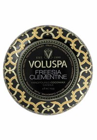 Voluspa VOLUSPA DECORATIVE TIN CANDLE FREESIA CLEMENTINE 113G - Duftlys - black