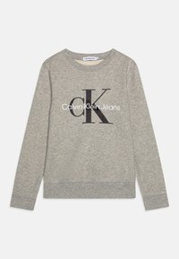 Calvin Klein Jeans - MONOGRAM UNISEX - Sweatshirt - light grey heather Thumbnail-Bild 1