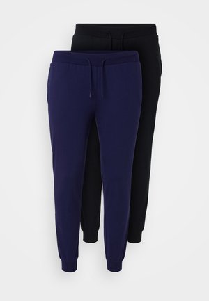 2 PACK - Pantaloni sportivi - black/blue