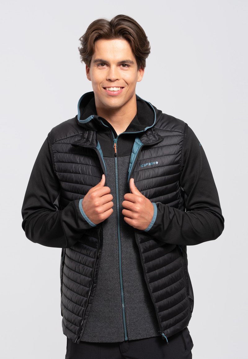 Icepeak BELZONI Waistcoat schwarz/black Zalando.de