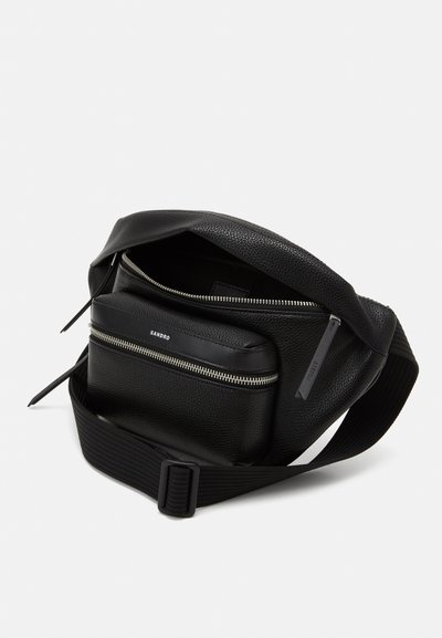 sandro FANNYPACK COATED UNISEX - Τσάντα χιαστί - noir