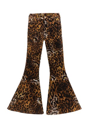 WRANGLER X LAINEY WILSON BELL BOTTOM - Jeans bootcut - leopard