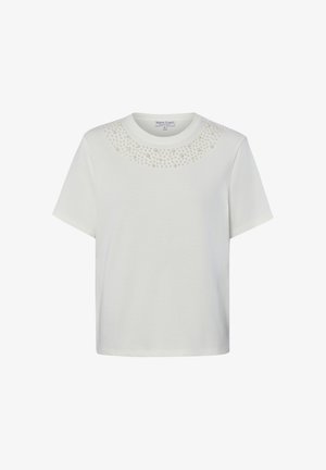 Marie Lund, MARIE LUND T-SHIRT - T-shirt con stampa - ecru