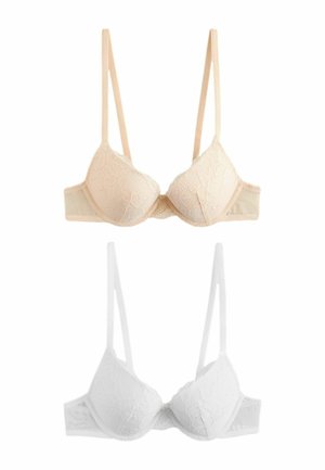 2 PACK - Push-up BH - beige white