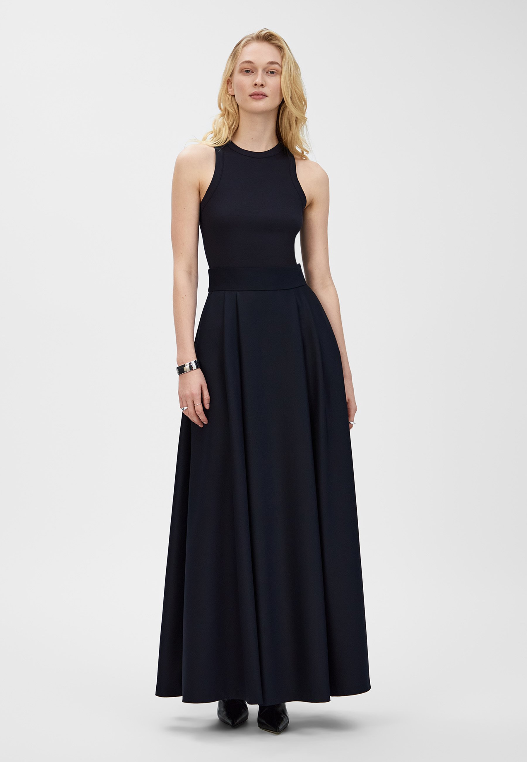 Mini Jupe Crown & Ivy Taille 6 Bleu Marine Ourlet Festonné - Taille élastique